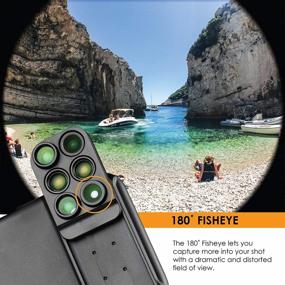 img 1 attached to Ztylus Switch 6 MKII For Apple IPhone Xs Max: 6 In 1 Dual Optics Lens System (Fisheye, Telephoto, Wide-Angle, Macro And Super Macro), Double Layer Protection (For IPhone Xs Max)