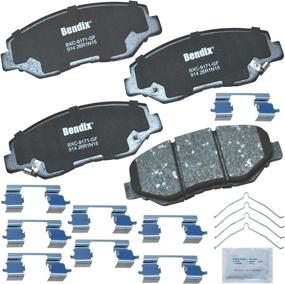 img 1 attached to 🔷 Керамическая тормозная накладка Bendix CFC914 - премиум-вариант без меди