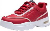 women's 8019 fashion sneakers air cushion lace-up running shoes memory foam walking sneaker for women by vepose logo