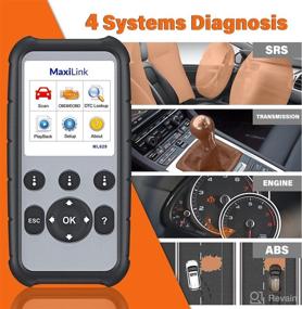 img 2 attached to Autel MaxiLink ML629 OBD2 Scanner, 2022 Upgraded Version of AL619, ML619, Auto Code Reader Check Engine ABS SRS Transmission Diagnostic Scan Tool with Auto VIN, Readiness Test, DTC Lookup