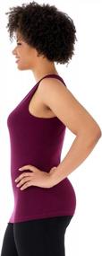 img 2 attached to Plus Size Tank Top: Rekucci Curvy Woman Travel In Style Knit Scoop Neck