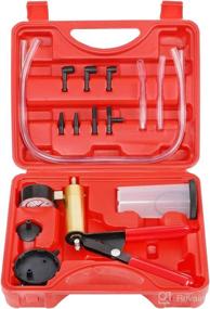 img 4 attached to N / A YSTOOL Brake and Clutch Fluid Hand Pump Vacuum Bleeder Tool Kit for Brake Oil Change, Power Steering Fluid Bleeding - Includes Hand Pump Jar Adapters, Ideal for Auto Car, Truck, Motorcycle Use