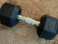 img 1 attached to VIGBODY Dumbbell Weights Barbell With Metal Handles For Strength Training, Full Body Workout, Functional And HIT Workout Single review by Michael Wilder