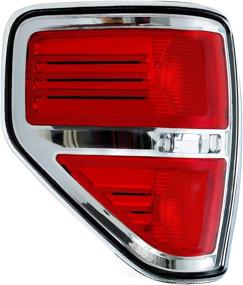 img 4 attached to 🚙 GORWARE Tail Light Assembly Replacement - LH Driver Side for 2009-2014 Ford F-150 Styleside Pickup Truck