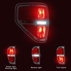 img 2 attached to 🚙 GORWARE Tail Light Assembly Replacement - LH Driver Side for 2009-2014 Ford F-150 Styleside Pickup Truck