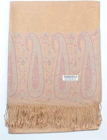 img 3 attached to Womens Paisley Pattern Pashmina Shawls Women's Accessories at Scarves & Wraps