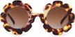 cute flower round sunglasses for kids - adewu uv 400 protection girls & boys gifts logo