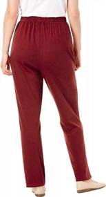 img 2 attached to 7-Day Knit Straight Leg Pants For Plus Size Women By Woman Within