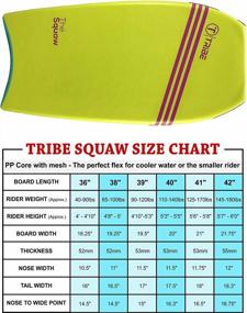 img 3 attached to Upgrade Your Watersports Game With The Durable And High-Performing Tribe Squaw Bodyboard