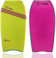 upgrade your watersports game with the durable and high-performing tribe squaw bodyboard logo