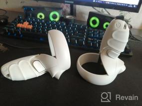 img 5 attached to Plastic Controller Covers for Oculus Quest 2 White