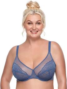 img 4 attached to 👙 Find high-quality HSIA Underwire Minimizer Coverage sizes 34C to 42DD at Lingerie, Sleep & Lounge