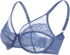 img 1 attached to 👙 Find high-quality HSIA Underwire Minimizer Coverage sizes 34C to 42DD at Lingerie, Sleep & Lounge
