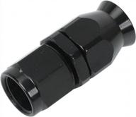 an6 6an straight ptfe teflon swivel hose end fitting adapter in black by smileracing for improved performance logo