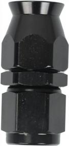 img 1 attached to AN6 6AN Прямой PTFE тефлоновый поворотный фитинг для шланга в черном цвете от Smileracing для повышения производительности