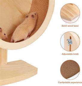 img 2 attached to Hamster Exercise Adjustable Gerbils Animals
