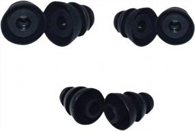 img 1 attached to New Triple Flange Replacement Earbuds Eartips 3 Pairs (S, M, L) For Monster Beats Dr. Dre Tour, Powerbeats, UrBeats, Gratitude, NCredible N-Ergy In-Ear Stereo Earphones