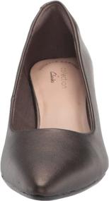 img 3 attached to CLARKS Womens Linvale Jerica Black Women's Shoes : Pumps