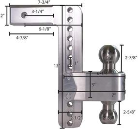 img 1 attached to Weigh Safe TB10 2 Drop Hitch