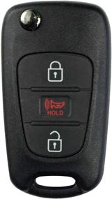 img 1 attached to Premium Replacement Remote Keyless Fob Key Case (Shell) for 2012 2013 Kia Rio Soul TQ8-RKE-3F02