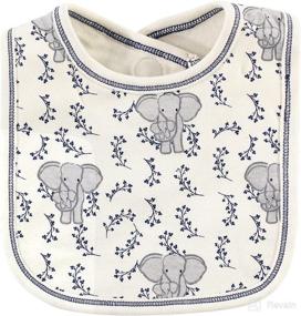 img 2 attached to 🌿 Organic Cotton Bibs for Unisex Baby - Touched by Nature: Gentle and Sustainable Protection