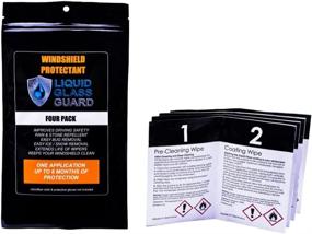 img 4 attached to 🌧️ Liquid Glass Guard Rain Repellent & Windshield Protection - Advanced SiO2 Nano Technology (4 Pack) - Long-lasting 2 Year Treatment
