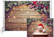capture magical moments with huayi 7x5ft christmas wooden photography backdrop logo