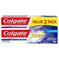 🦷 advanced whitening power: colgate total whitening toothpaste for a brighter smile logo