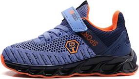 img 3 attached to 👟 Breathable Knitted Athletic Girls' Sneakers: Athletic TSIODFO Shoes