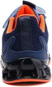 img 2 attached to 👟 Breathable Knitted Athletic Girls' Sneakers: Athletic TSIODFO Shoes