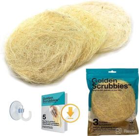 img 4 attached to 🌾 Organic Golden Scrubbies Sponge for Gentle Exfoliation