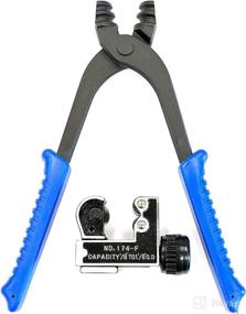 img 1 attached to 🔧 Stop Shop Automotive Brake Line Pliers with Tube Cutter for 3/16" & 1/4" Tubing: The Ultimate Tools for Efficient Brake Line Maintenance