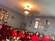 img 1 attached to Fleece Buffalo Plaid And Solid Red Onesie Pajamas Set For The Whole Family - Sleepyheads review by Hurst Batiste