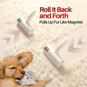 img 1 attached to ORDORA Pet Hair Roller - Многоразовое средство для удаления шерсти собак и кошек с дивана, мебели, ковров и постельных принадлежностей - Портативные ролики для удаления шерсти домашних животных