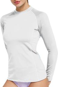 img 1 attached to 👙 Lavender Women's Ogeenier Rashguard Swimsuit for Enhanced Protection - Clothing, Swimsuits & Cover Ups