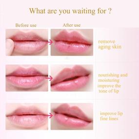 img 1 attached to 24K Gold Lip Care Gel Masks With Collagen Pads - Hydrating, Anti-Aging, And Moisturizing Lip Mask To Firm And Revitalize Lips, Remove Dead Skin, And Enhance Your Natural Beauty
