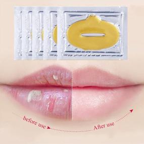 img 3 attached to 24K Gold Lip Care Gel Masks With Collagen Pads - Hydrating, Anti-Aging, And Moisturizing Lip Mask To Firm And Revitalize Lips, Remove Dead Skin, And Enhance Your Natural Beauty