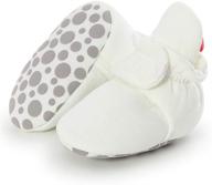 👶 enhanced grip newborn booties slipper birthday boys' shoes - boots with grippers logo