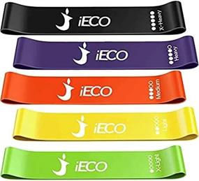 img 3 attached to Resistance Bands, Exercise Bands Set For Women And Men, Elastic Workout Bands For Fitness Home Gym, Set Of 5