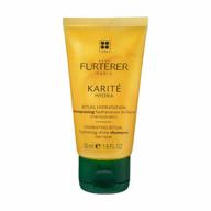 hydrating shine shampoo for dry hair with shea oil: rene furterer karite hydra moisturizing formula logo