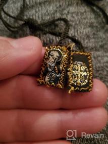 img 3 attached to 🛡️ San Benito Scapular/Escapulario: The Ultimate Religious Protection Accessory