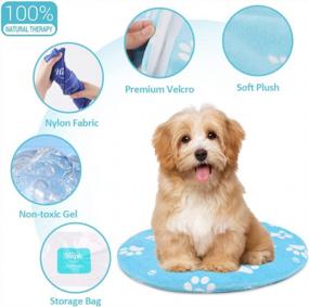 img 3 attached to Hilph® Reusable Hot And Cold Gel Pack For Pets - Safe For Cats And Dogs, Includes Removable Nylon Pack, Soft Gel Pad Ideal For Cooling, Microwaving, And Relaxation For All Pets