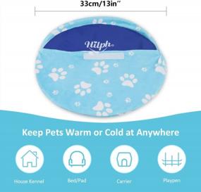 img 2 attached to Hilph® Reusable Hot And Cold Gel Pack For Pets - Safe For Cats And Dogs, Includes Removable Nylon Pack, Soft Gel Pad Ideal For Cooling, Microwaving, And Relaxation For All Pets