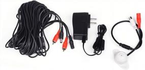 img 4 attached to Tonton Weatherproof Preamp Microphone Kit For Clear Sound Recording In CCTV Surveillance System