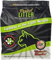 premium lightweight clumping litter with wellness indicator - perfect for seo logo