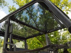 img 1 attached to Сделано в США 2017+ Polaris Ranger Midsize 570 Crew Roof - SuperATV Темный тонированный поликарбонат с герметичными краями для полной видимости и предотвращения утечек!