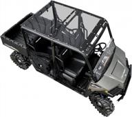 сделано в сша 2017+ polaris ranger midsize 570 crew roof - superatv темный тонированный поликарбонат с герметичными краями для полной видимости и предотвращения утечек! логотип