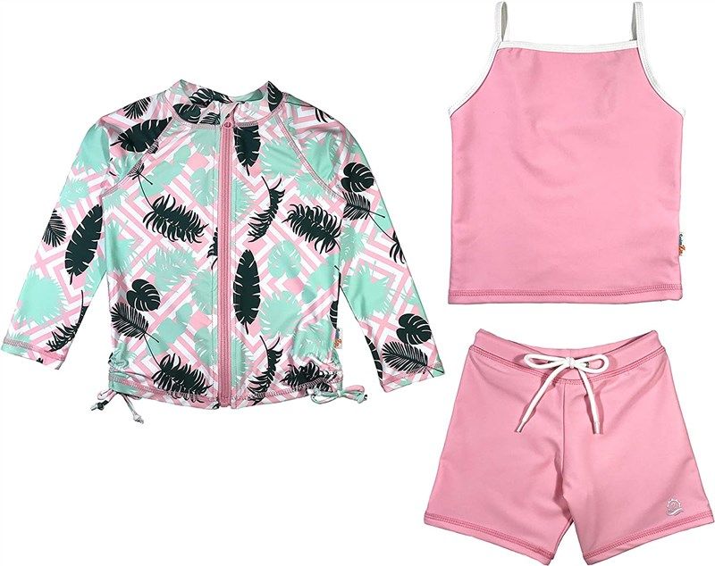 swimzip sleeve tankini shorts stripe apparel & accessories baby girls and clothing 로고