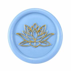 img 2 attached to Vintage Wax Seal Stamp With Lotus Flower Design For Weddings, Parties, Invitations, Envelopes, And Gifts
