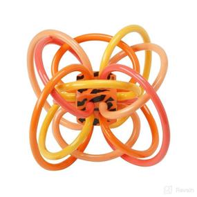 img 4 attached to Manhattan Toy Winkel Sensory Teether Baby & Toddler Toys made as Rattles & Plush Rings